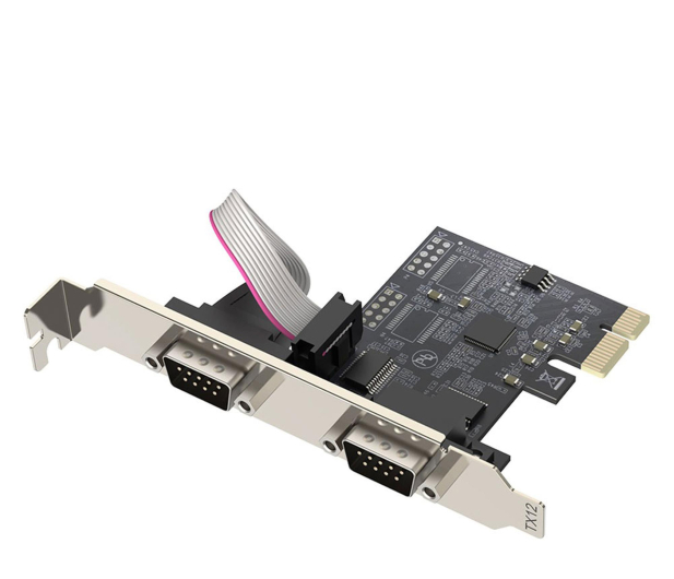 UNITEK PCI Express kontroler 2x RS-232 Y-7504BBK01 - 1455260 - zdjęcie